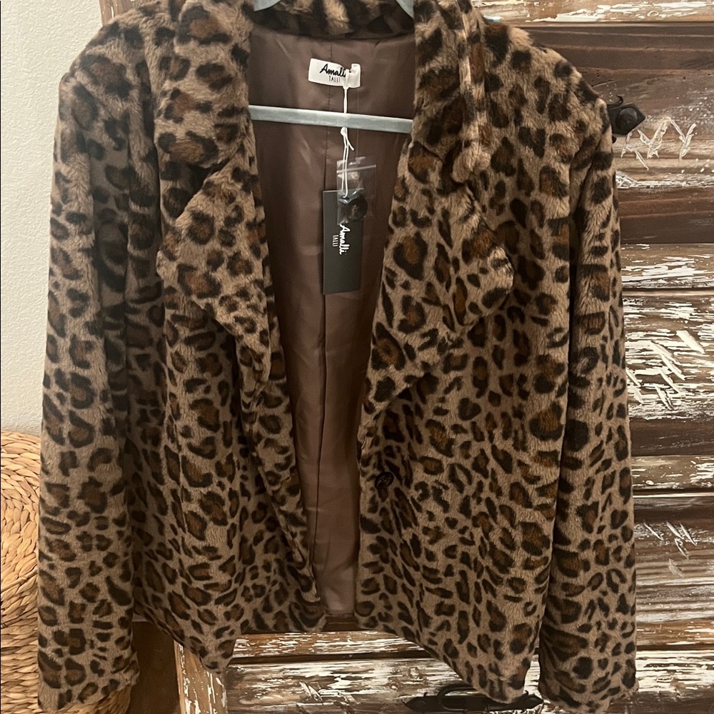 Amalli Talli Animal Print Jacket